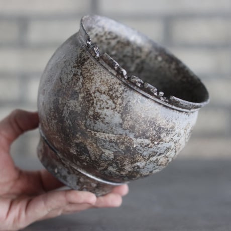TAKERO POT｜白錆 (4.5号) no.1025-57