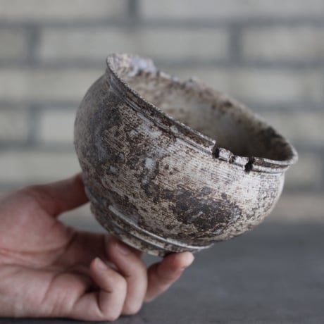 TAKERO POT｜白錆 (4.5号) no.1025-52