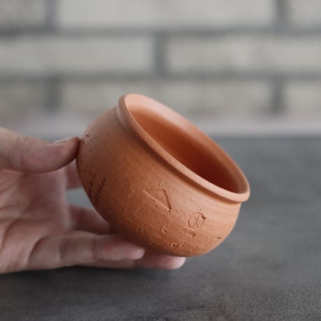 N/OH｜TERRACOTTA MIX / BASiC POT-TSUBO-LOW / XS (3号)  no.726-23