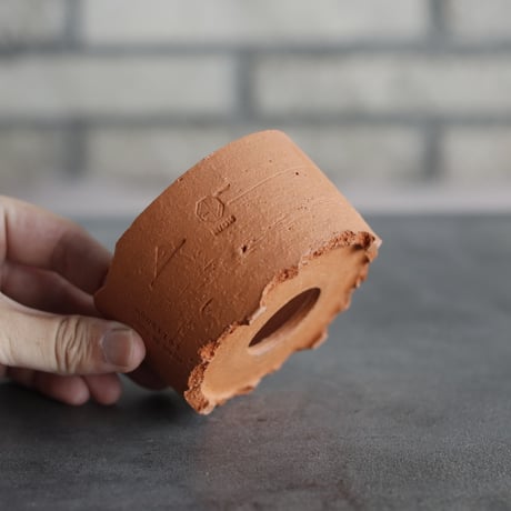 N/OH｜TERRACOTTA MIX / BASiC POT-CYLINDER-LOW / XS (3号)  no.726-54