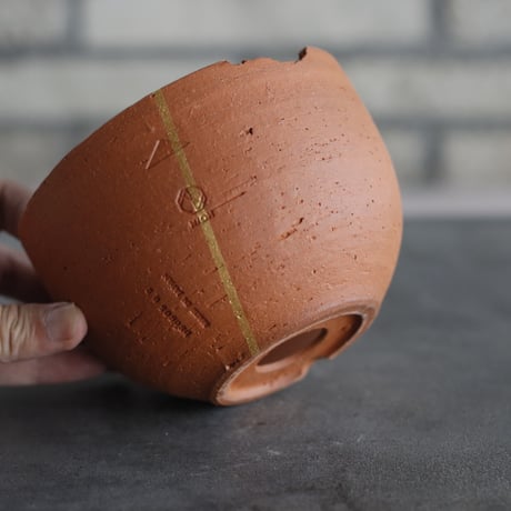 N/OH｜TERRACOTTA MIX / BASiC POT-BOWL-MID / +Line / S (4.5号)  no.726-111