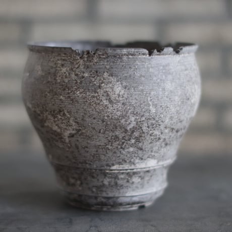 TAKERO POT｜灰錆  (6号) no.1025-6