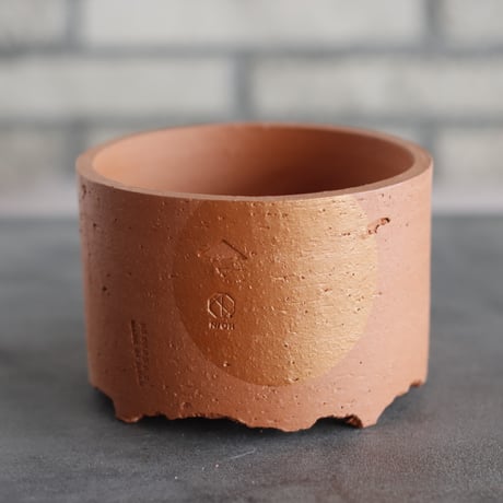 N/OH｜TERRACOTTA MIX / BASiC POT-CYLINDER-MID / +Moon / S (4.5号)  no.726-75