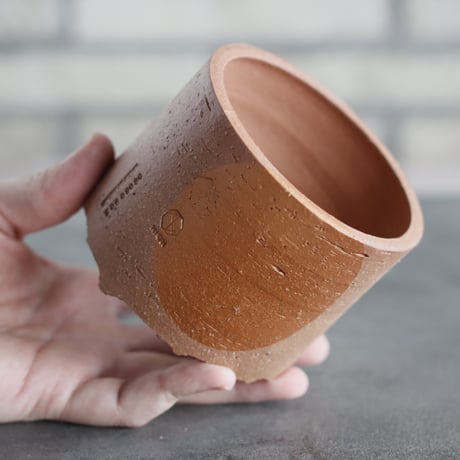 N/OH｜TERRACOTTA MIX / BASiC POT-CYLINDER-MID / +Moon / SS (3.5号)  no.726-65
