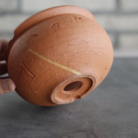 N/OH｜TERRACOTTA MIX / BASiC POT-TSUBO-LOW / +Line / S (4.5号)  no.726-42