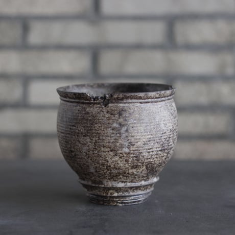 TAKERO POT｜白錆 (4号) no.1025-61