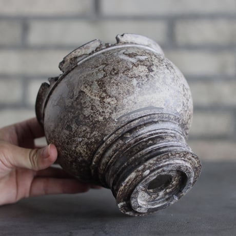 TAKERO POT｜白錆 (4.5号) no.1025-60