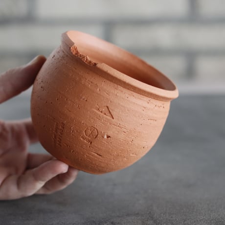N/OH｜TERRACOTTA MIX / BASiC POT-TSUBO-MID / SS (3号)  no.726-37