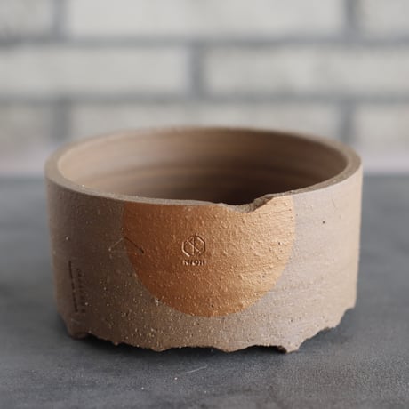 N/OH｜TERRACOTTA MIX / BASiC POT-CYLINDER-LOW / +Moon / S (4.5号)  no.726-74