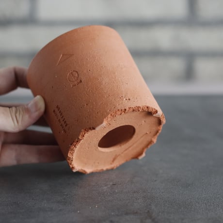 N/OH｜TERRACOTTA MIX / BASiC POT-CYLINDER-HIGH / SS (3号)  no.726-71