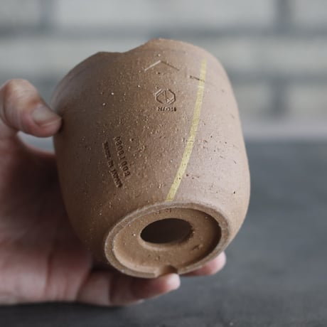 N/OH｜TERRACOTTA MIX / BASiC POT-BOWL-HIGH / +Line / SS (3号)  no.726-101