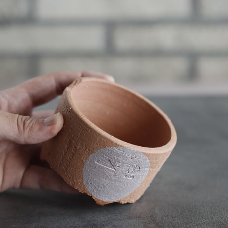 N/OH｜TERRACOTTA MIX / BASiC POT-CYLINDER-LOW / +Moon / XS (3号)  no.726-52