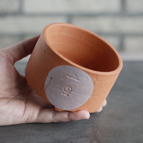 N/OH｜TERRACOTTA MIX / BASiC POT-CYLINDER-LOW / +Moon / SS (3.5号)  no.726-63