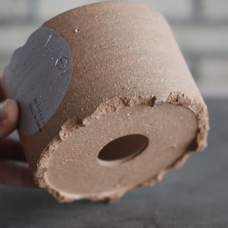 N/OH｜TERRACOTTA MIX / BASiC POT-CYLINDER-MID / +Moon / S (4.5号)  no.726-76