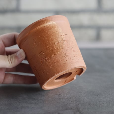 N/OH｜TERRACOTTA MIX / BASiC POT-RIM-HIGH / +Moon / SS (3号)  no.726-197