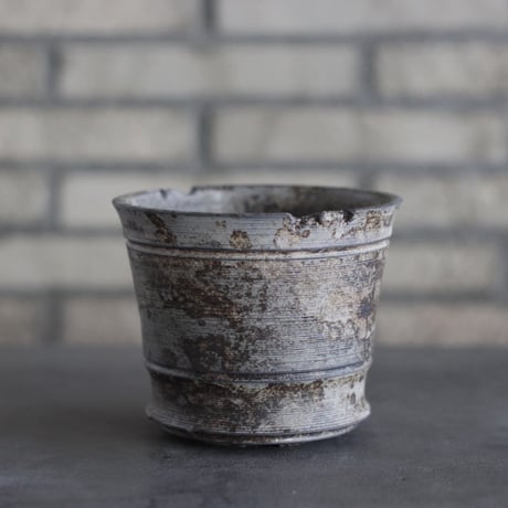 TAKERO POT｜白錆 (4.5号) no.1025-68