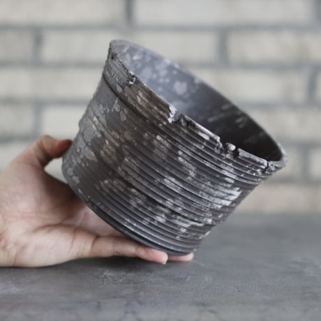 TAKERO POT｜黒錆  (6号) no.1025-7