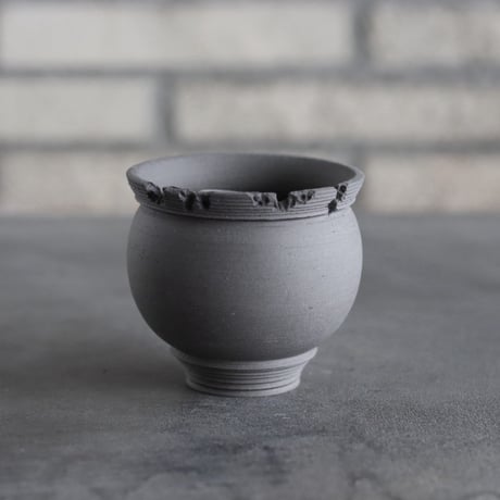 takero pot｜ヤキシメ / クロ / ムシクイ (2.5号)   no.809-313