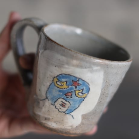 【食器/マグカップ】Andrew Gemrich｜Lucha Libra  / humanitym pot  no.1018-118