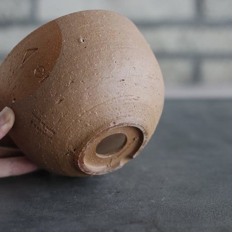 N/OH｜TERRACOTTA MIX / BASiC POT-BOWL-MID / +Moon / S (4.5号)  no.726-109