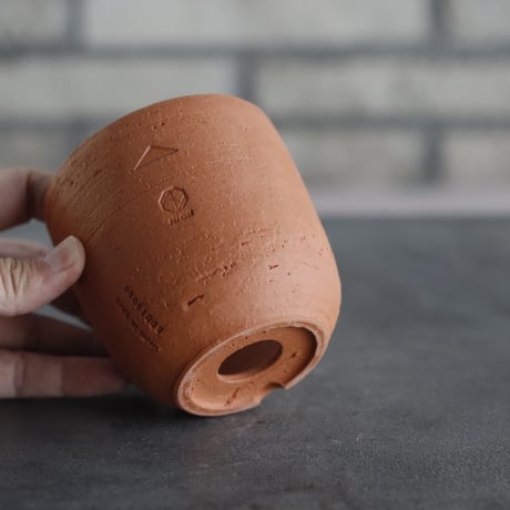 N/OH｜TERRACOTTA MIX / BASiC POT-BOWL-HIGH / +Moon / SS (3号)  no.726-103