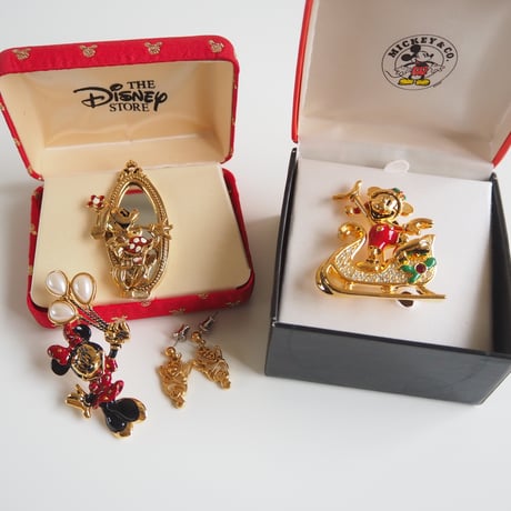 Special price【スペシャルプライス】【アメリカ買付】NAPIERネイピア DISNEY ディズニー ミニーちゃん パールバルーン ブローチ / ヴィンテージ・コスチュームジュエリー
