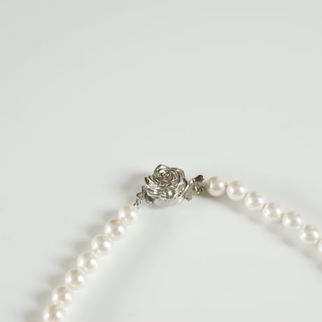 Special price【スペシャルプライス】KENZO ケンゾー シンプルパール ローズ ネックレス/ ヴィンテージアクセサリー