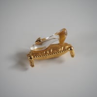 【お取り置き品】【アメリカ買付】NAPIERネイピア DISNEY ディズニー ハート シンデレラ ガラスの靴 ブローチ / ヴィンテージ・コスチュームジュエリー