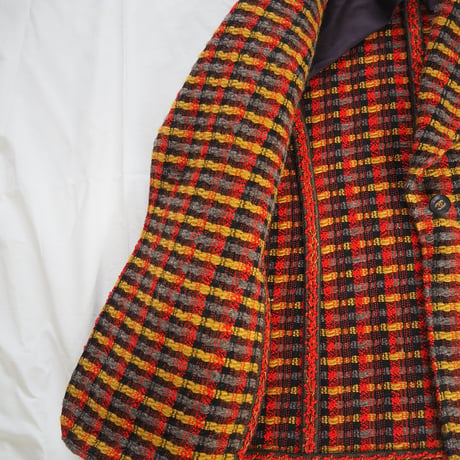 CHANEL シャネル 1995F/W ツィード レッド ジャケット /ヴィンテージ レディース ファッション