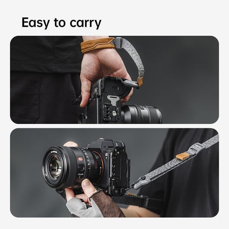 FCC00C2976B Sony A7M5/A7R5/A7M4/A7S3用 Lブラケット ブラック