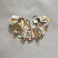 DOUBLE RUFFLE COLLAR "Petal" Liberty Gray ダブルラッフルカラー"花びら"リバティグレー