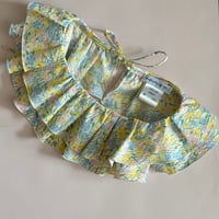 DOUBLE RUFFLE COLLAR "Petal" Liberty Pastel ダブルラッフルカラー"花びら"リバティパステル