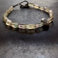 カレンシルバーとヴィンテージビーズのブレスレット