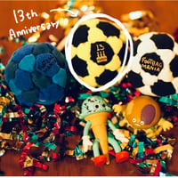 FOOTBAG MANIA 13th Anniversary Footbag | Black & Lime Green