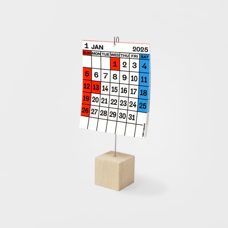 四月の魚 & PAPIER LABO.〈WIRE CALENDAR STAND〉