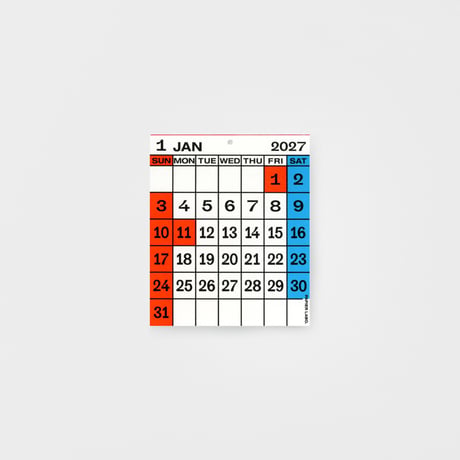 PAPIER LABO.〈2027 DESKTOP CALENDAR〉