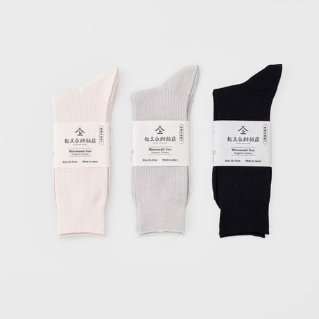 松久永助紙店〈美濃和紙靴下 L〉（3COLORS）