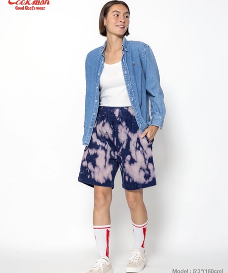 "COOKMAN"Tie-Dye Corduroy Shorts