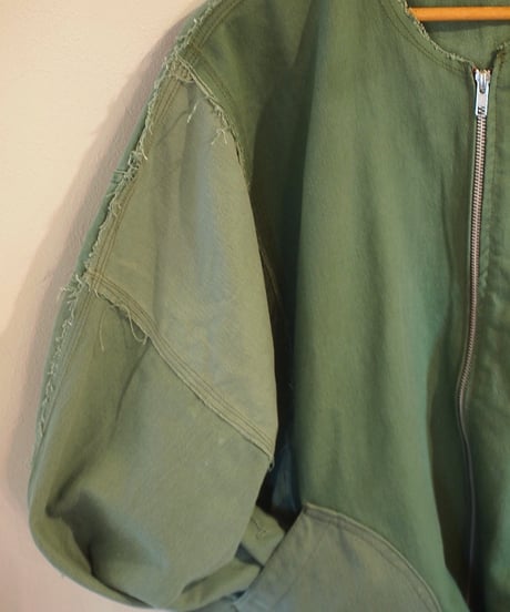 "KOUHEI TERRAI"U.S. ARMY BARRACK BAG REMAKE JACKET