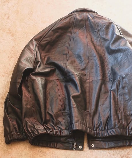 "MODEM DESIGN"Recycle Leather Jacket