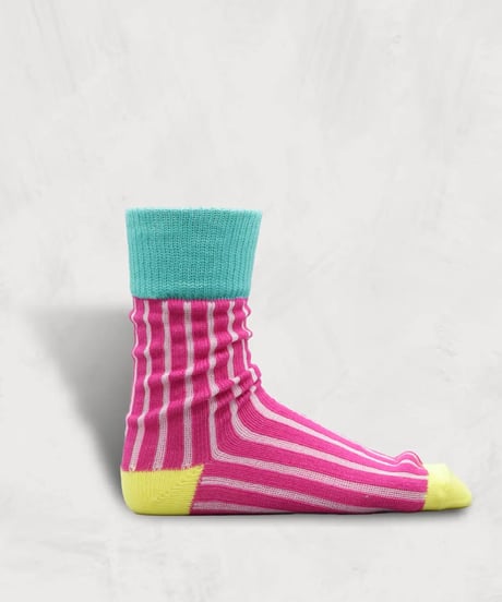 "SHOWATABE"Cotton Needle Out Socks[Stripe]