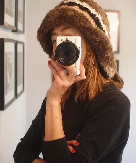"SUBLIME"Hand Knit Fur Babushka