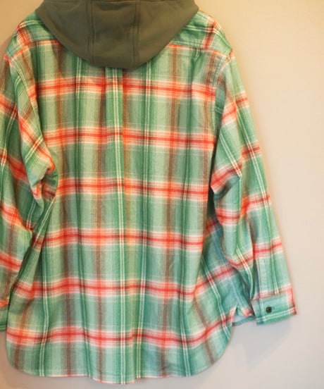 "IMPRESTORE"Flannel Hooded Shirts [Springsteen]