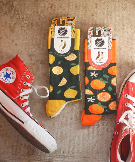"MANY MORNINGS"Regular Socks-2