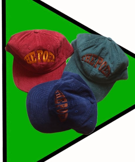 "THE POEM"5Panel Corduroy Cap