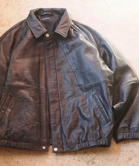 "MODEM DESIGN"Recycle Leather Jacket