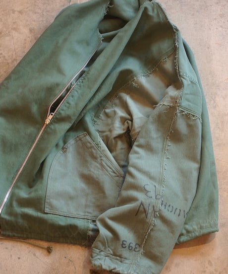 "KOUHEI TERRAI"U.S. ARMY BARRACK BAG REMAKE JACKET