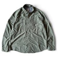 L.L.Bean / Nylon Field Shirt / Olive L / Used