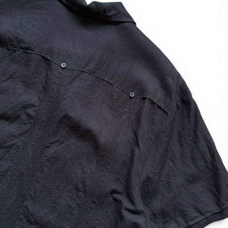 CUBAVERA / Linen Cuba Shirt / Black L / Used
