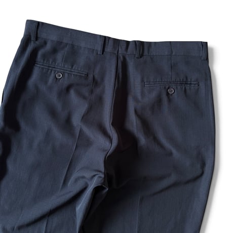 CLARENZO MUZZI / 2Tuck Slacks / Black 36 / Used